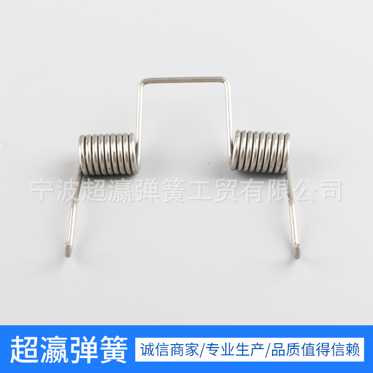 Stainless steel strong torsion double spring