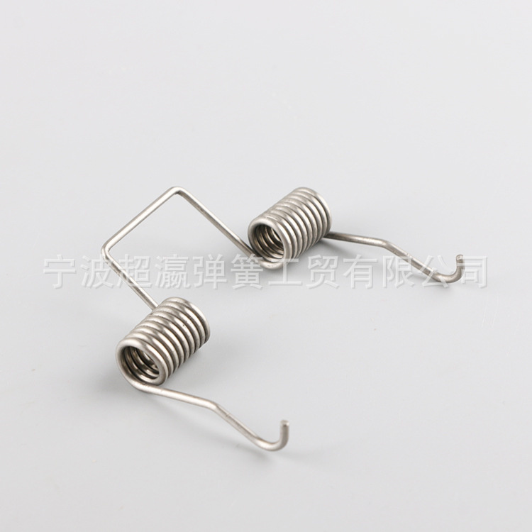 Stainless steel strong torsion double spring