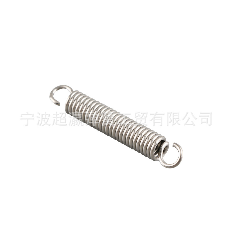 Stainless steel double ring hook cylindrical pull-back spring